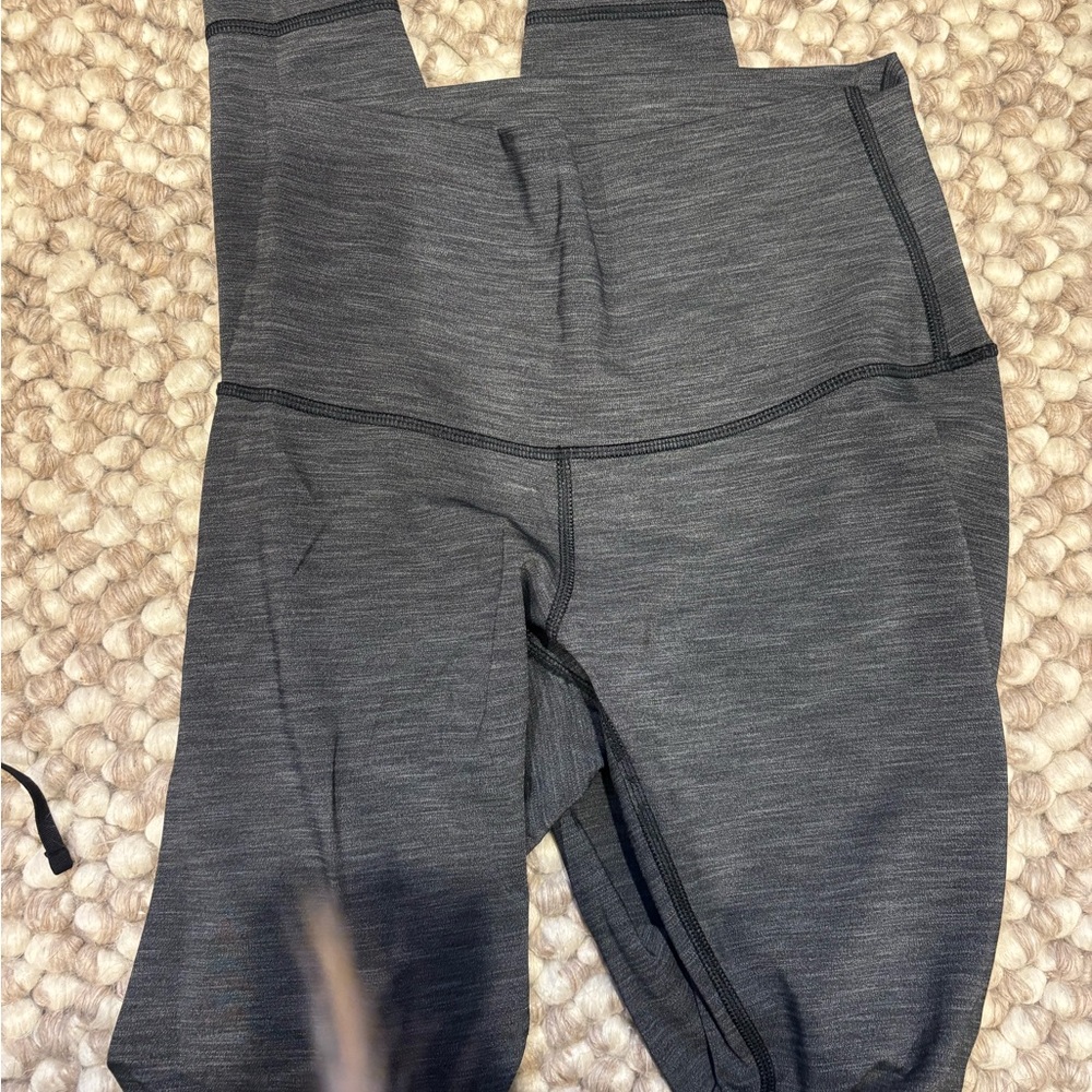 lululemon athletica Dark Gray/Black Space-Dyed Leggings